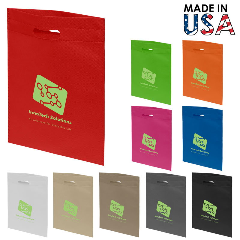 12x15 Reusable Non-Woven Handle Bag
