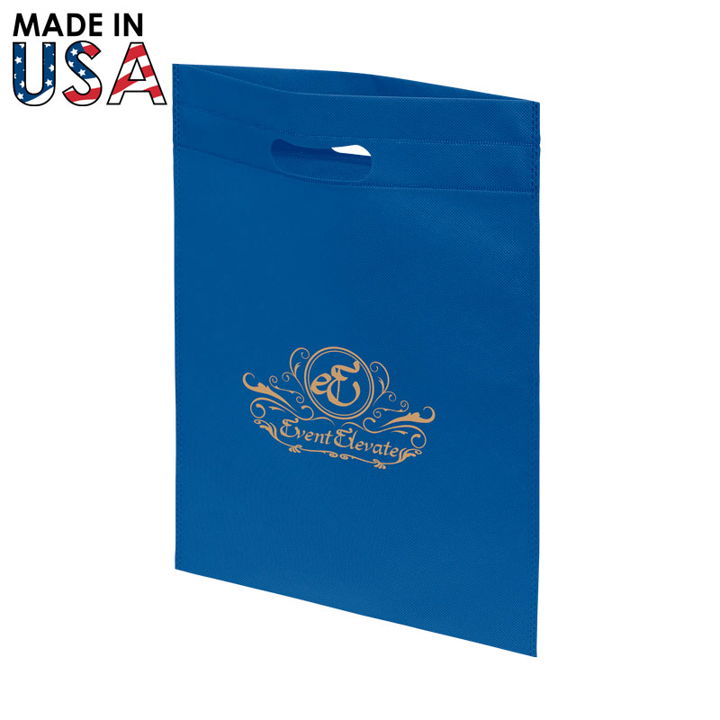 15x18 Reusable Non-Woven Handle Bag - Royal Blue