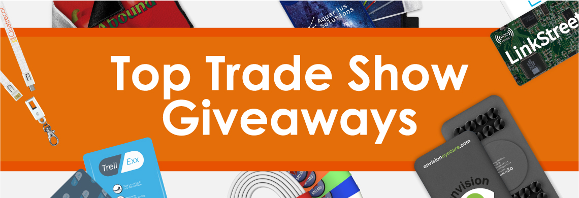 Top Trade Show Giveaways Banner Image
